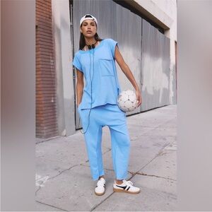 NWT! 🌟Free People Movement Winning Stretch Set🌟. Size Small. Color Riviera Blue.